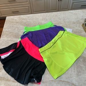 Tennis skirts/running skorts